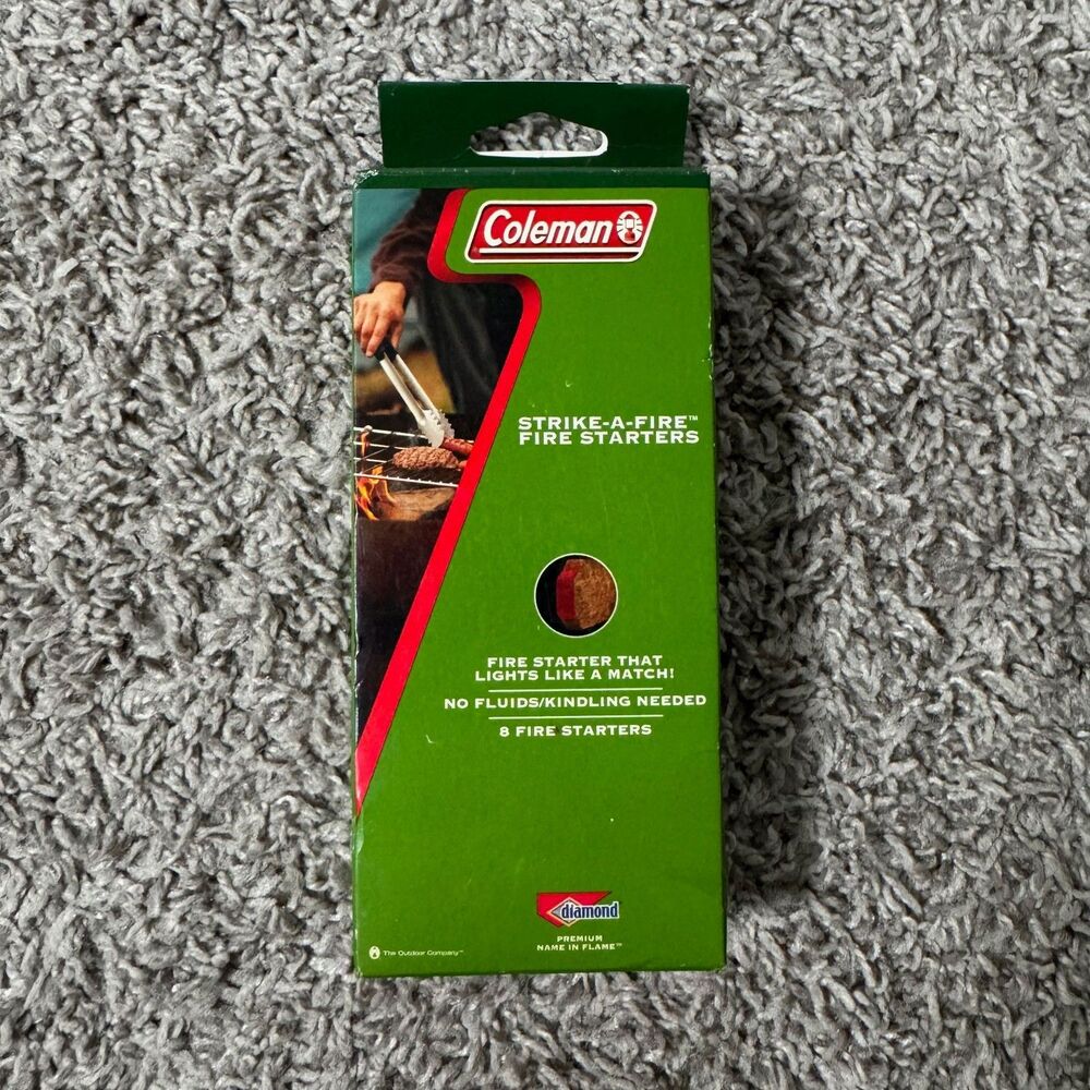 Coleman Strike A Fire Fire Starters No Fluid/Kindling Needed Like A Match - READ